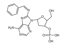 8-benzylamino-cyclic AMP结构式