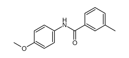 N-(4-methoxyphenyl)-3-methylbenzamide Structure