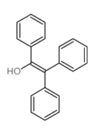 Benzenemethanol, a-(diphenylmethylene)- Structure