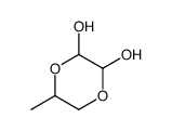 5-methyl-1,4-dioxane-2,3-diol结构式