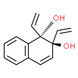 1,2-Naphthalenediol, 1,2-diethenyl-1,2-dihydro-, (1R,2R)-rel- (9CI) structure