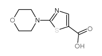 2-MORPHOLINO-1,3-THIAZOLE-5-CARBOXYLIC ACID Structure