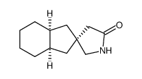 Spiro[2H-indene-2,3-pyrrolidin]-5-one, 1,3,3a,4,5,6,7,7a-octahydro-, stereoisomer (9CI)结构式