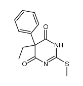 S-methyl-2-thiophenobarbital Structure