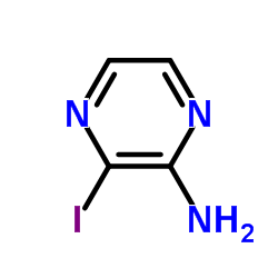 3-Iodopyrazin-2-amine structure