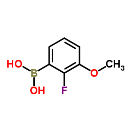 (2-Fluoro-3-methoxyphenyl)boronic acid structure