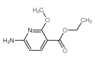 3-Pyridinecarboxylicacid,6-amino-2-methoxy-,ethylester(9CI) structure