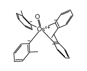 oxotetrakis(2-methylphenyl)osmium(VI)结构式