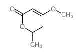 4-methoxy-6-methyl-5,6-dihydropyran-2-one structure