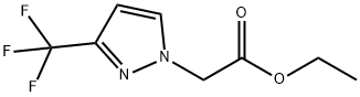 2-(3-(三氟甲基)-1H-吡唑-1-基)乙酸乙酯结构式