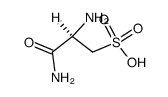 (R)-2-amino-3-sulfo-propionic acid amide结构式