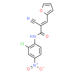 (E)-N-(2-chloro-4-nitrophenyl)-2-cyano-3-(furan-2-yl)acrylamide picture