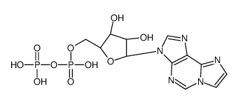 1,N(6)-ethenoadenosine diphosphate结构式