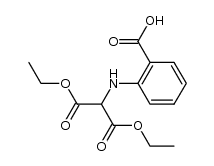 N-(bis-ethoxycarbonyl-methyl)-anthranilic acid结构式