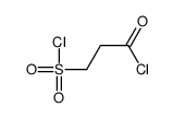 3-chlorosulfonylpropanoyl chloride结构式