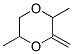 2,5-Dimethyl-3-methylene-1,4-dioxane structure