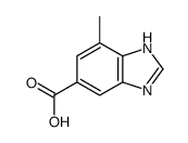 1H-Benzimidazole-5-carboxylicacid,7-methyl-(9CI)结构式