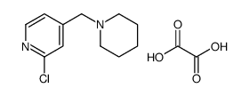 2-CHLORO-4-(PIPERIDIN-1-YLMETHYL)PYRIDINE OXALATE structure