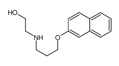2-(3-naphthalen-2-yloxypropylamino)ethanol结构式