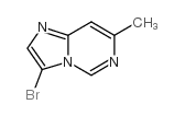 3-溴-7-甲基咪唑并[1,2-c]嘧啶结构式