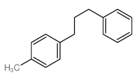 1-methyl-4-(3-phenylpropyl)benzene结构式