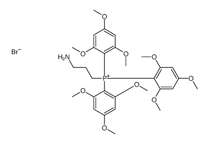 3-aminopropyl-tris(2,4,6-trimethoxyphenyl)phosphanium,bromide结构式