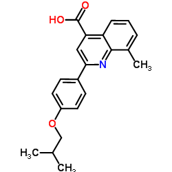 2-(4-Isobutoxyphenyl)-8-methyl-4-quinolinecarboxylic acid picture