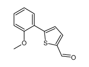 5-(2-methoxyphenyl)thiophene-2-carbaldehyde Structure