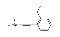 [2-(2-ethylphenyl)ethynyl]trimethylsilane Structure