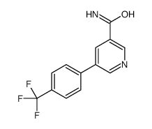 5-(4-(trifluoromethyl)phenyl)pyridine-3-carboxamide结构式