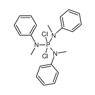 Dichlor-N,N',N''-triphenyl-N,N',N''-trimethyl-triamino-phosphoran结构式