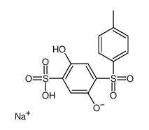sodium,2,5-dihydroxy-4-(4-methylphenyl)sulfonylbenzenesulfonate Structure