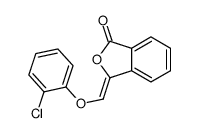 3-[(2-chlorophenoxy)methylidene]-2-benzofuran-1-one结构式