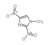 1-METHYL-2,4-DINITRO-1H-IMIDAZOLE结构式