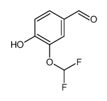 3-Difluoromethoxy-4-hydroxybenzaldehyde Structure