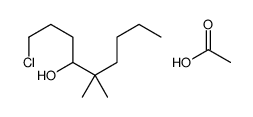 acetic acid,1-chloro-5,5-dimethylnonan-4-ol Structure