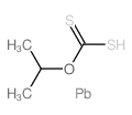 Xanthic acid, isopropyl-, lead(II) salt structure
