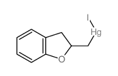2,3-dihydro-1-benzofuran-2-ylmethyl(iodo)mercury结构式