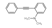 二甲基-(2-苯基乙炔-苯基)-酰胺结构式