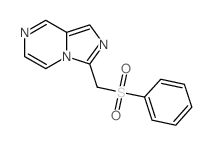 Imidazo[1,5-a]pyrazine,3-[(phenylsulfonyl)methyl]- structure