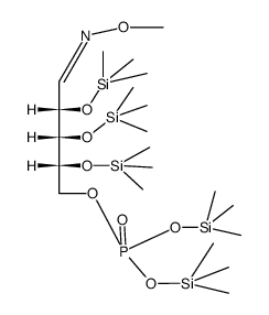 2-O,3-O,4-O-Tris(trimethylsilyl)-5-O-[bis(trimethylsilyloxy)phosphinyl]-D-ribose O-methyl oxime picture