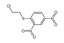 (2-chloro-ethyl)-(2,4-dinitro-phenyl)-sulfide Structure