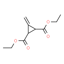 3-Methylene-1,2-cyclopropanedicarboxylic acid diethyl ester结构式