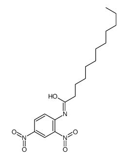 N-(2,4-dinitrophenyl)dodecanamide结构式