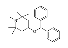 4-benzhydryloxy-1,2,2,6,6-pentamethylpiperidine Structure