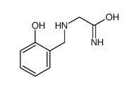 2-[(2-hydroxyphenyl)methylamino]acetamide Structure