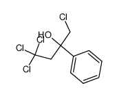 α-(chloromethyl)-α-(2,2,2-trichloroethyl)benzenemethanol Structure
