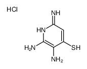2,3,6-triamino-1H-pyridine-4-thione,hydrochloride结构式