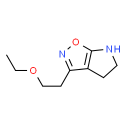 4H-Pyrrolo[3,2-d]isoxazole,3-(2-ethoxyethyl)-5,6-dihydro-(9CI) Structure