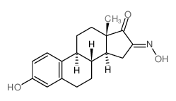 Estra-1,3,5(10)-triene-16,17-dione,3-hydroxy-, 16-oxime (7CI,8CI,9CI) structure